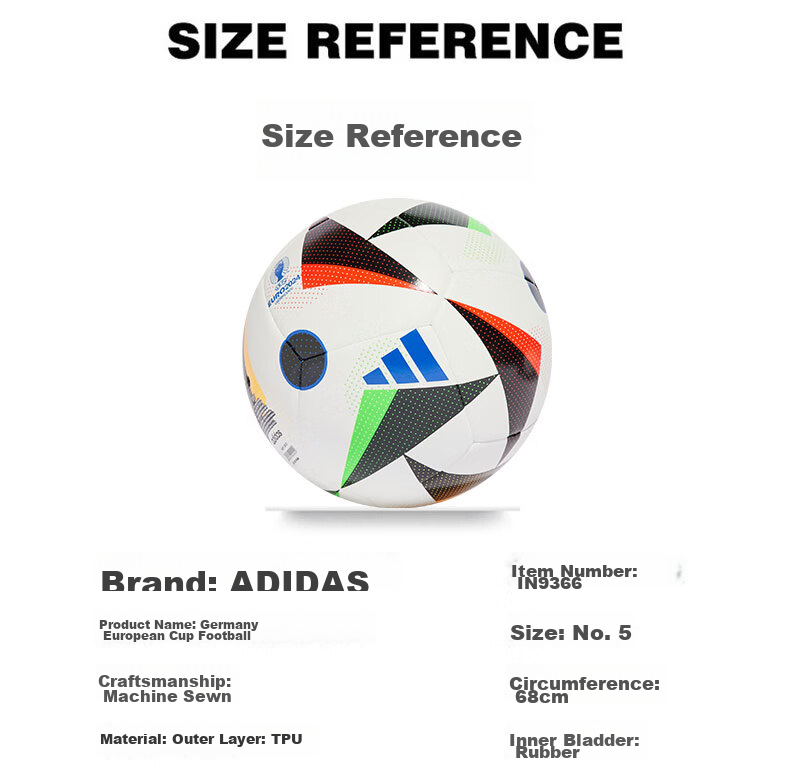 Adidas Soccer Ball, Standard Size 5, Training Model for Daily Activities, JY6164 3