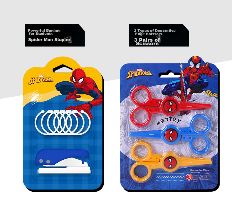 Disney Backpack Primary School Students Grades 3-6 Stationery Set Marvel Gift Box Birthday Present Study Kit 19