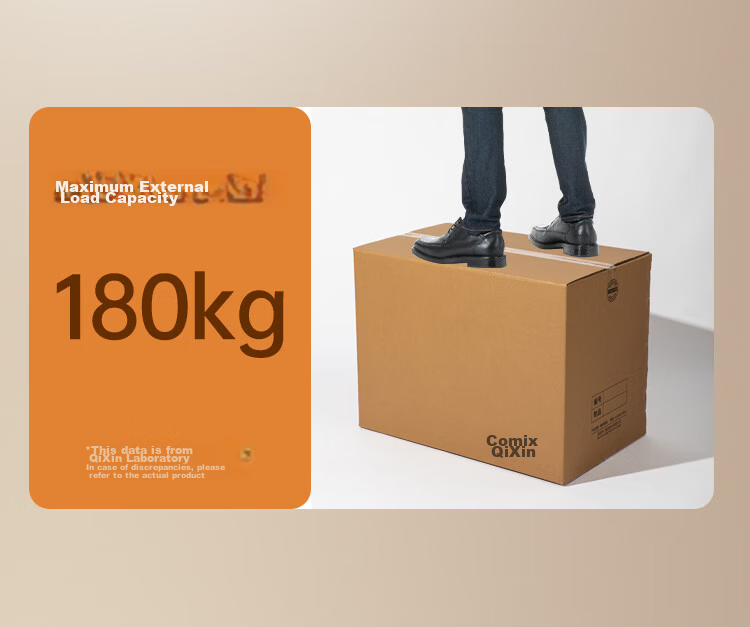 COMIX Moving Boxes 50*40*40CM [5-Pack with Handles] Extra Thick Large Cardboard Boxes for Packing, Shipping, Storage, and Office Use LU006-5 4