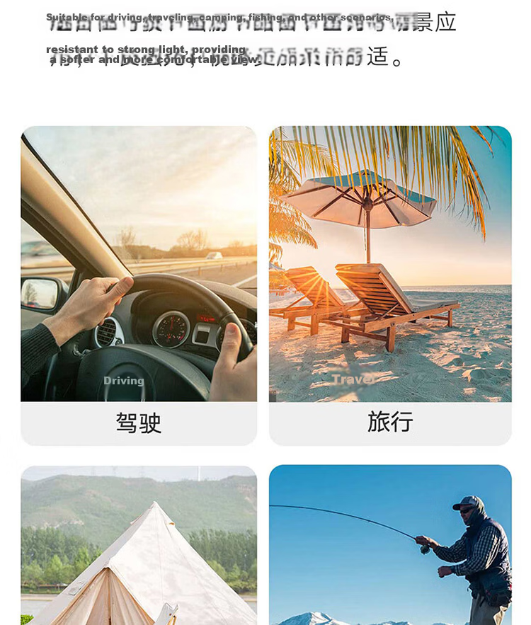 Mijia Xiaomi Myopia Sunglasses Clip-On Polarized Sunglasses, Car Driving UV Protection Glasses for Men And Women, Ultra-Thin Portable 12