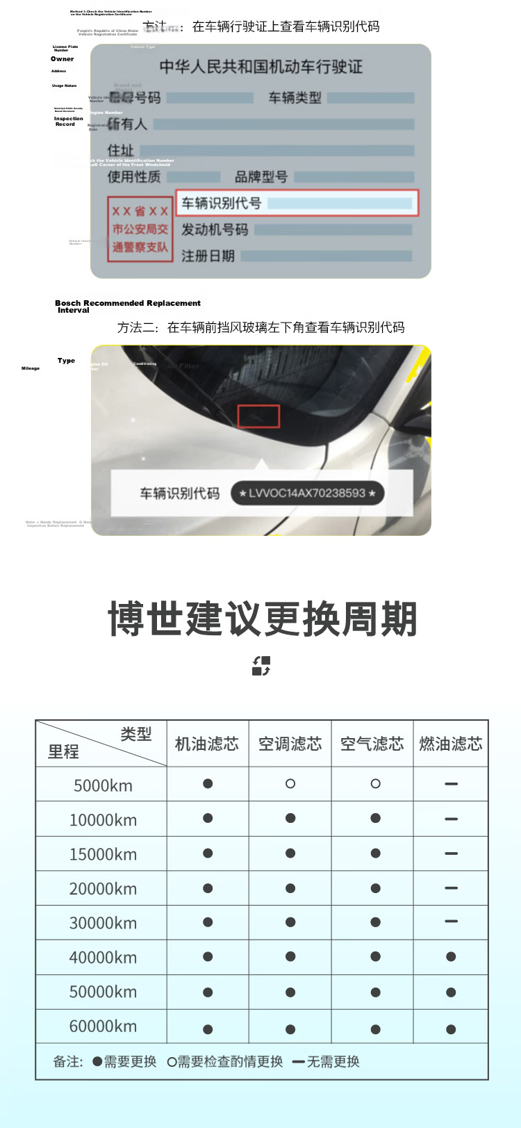 BOSCH Car Air Conditioning Filter 4907 Compatible with Haval H2 1.5T 2014-2018/2020 Models 8
