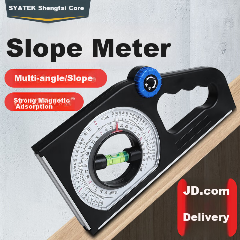 SYNTEK High-Precision Digital Level Angle Meter Right Angle Magnetic Slope Gauge