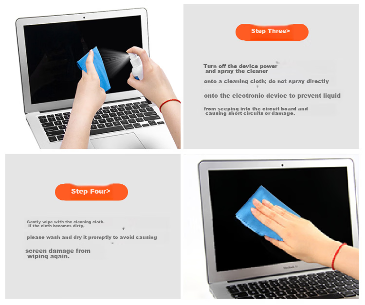 ECOLA Screen Cleaning Cloth, Laptop Phone Camera Lens TV LCD Display Cleaning Cloth Tool, Suede, Chamois Cloth CD-CCT02 13
