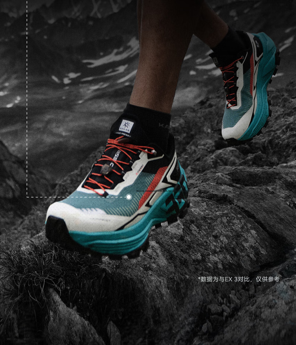 KAILAS FUGA EX330 Long-Distance Spring Summer Men's Low-Cut Trail Running Shoes Breathable Cushioning Grip 10