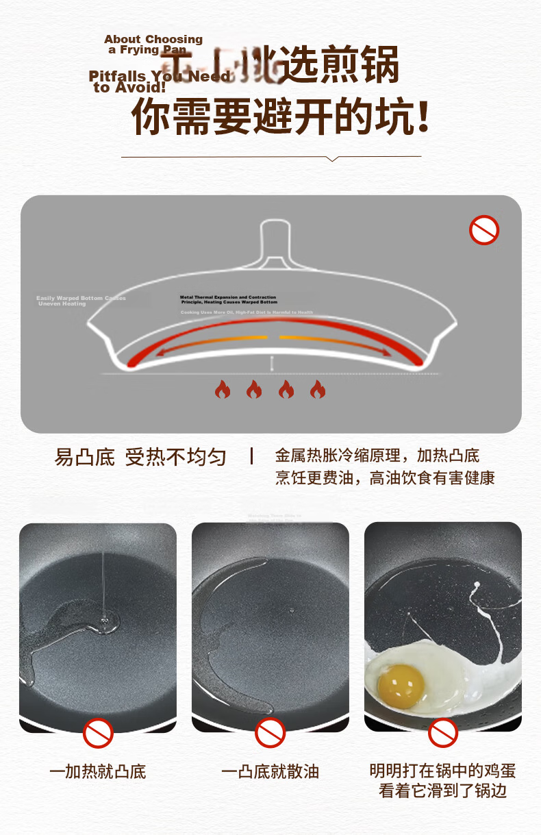 ASD Non-Stick Flat Frying Pan Maifan Stone Coating Multi-Functional Steak and Stir-Fry Pan 28cm Induction Cooker Compatible S11 1