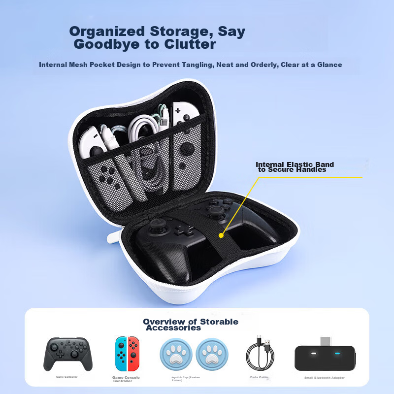 Jemdo Charging Dock for Sony PS5 Controllers Dual Controller Elite Charging Station Slim Storage Stand Wireless Charger Protective Case Gaming Accessories 4