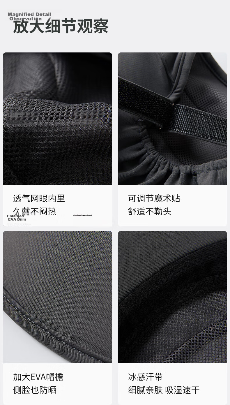 MISSION UV Sun Protection Hat for Men, Sun Visor Cap, Fishing Hat, Hiking Cap, Summer Outdoor UV Protection Wide Brim Sun Hat 8