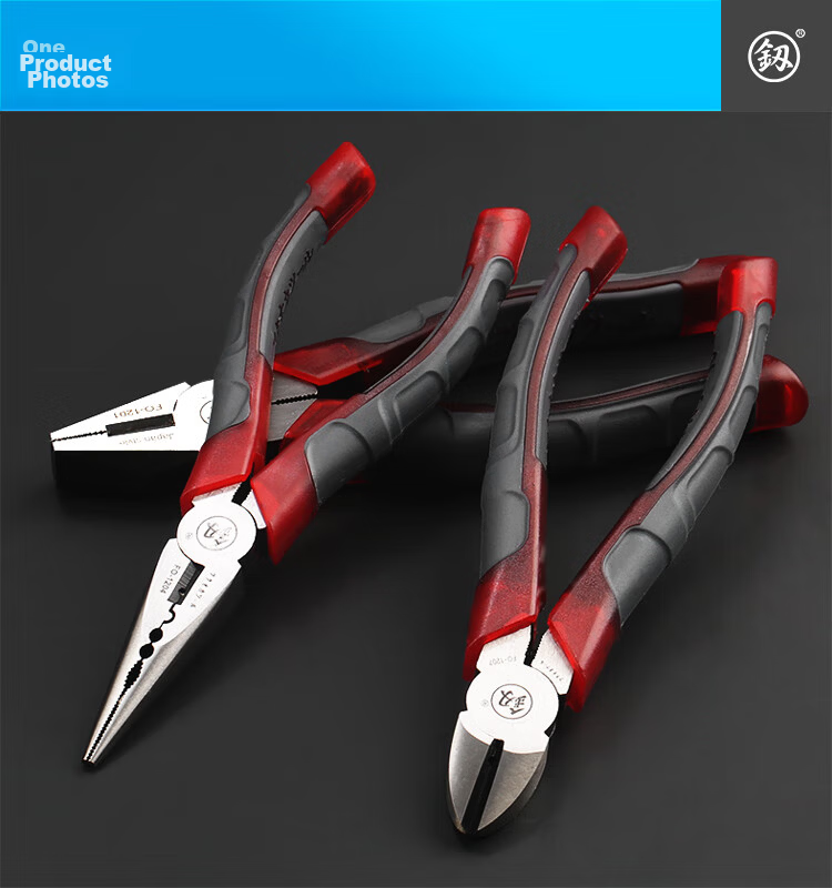 Jian Fukuoka Tools Japanese-Style Multifunctional Diagonal Cutting Pliers, Industrial-Grade Electrician's Diagonal Pliers, 6 Inches 13