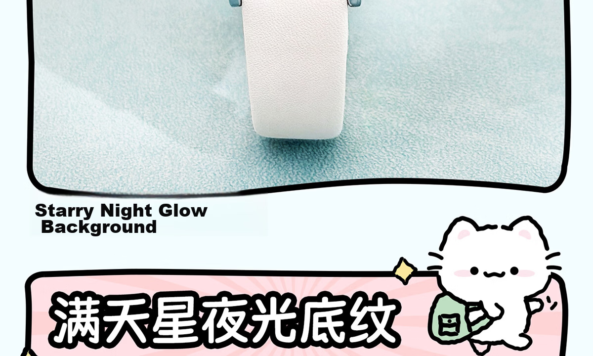 ZGO Hello Kitty Silent Quartz Watch for Girls, Middle and High School Students, Exam Special Time-Only Watch 8