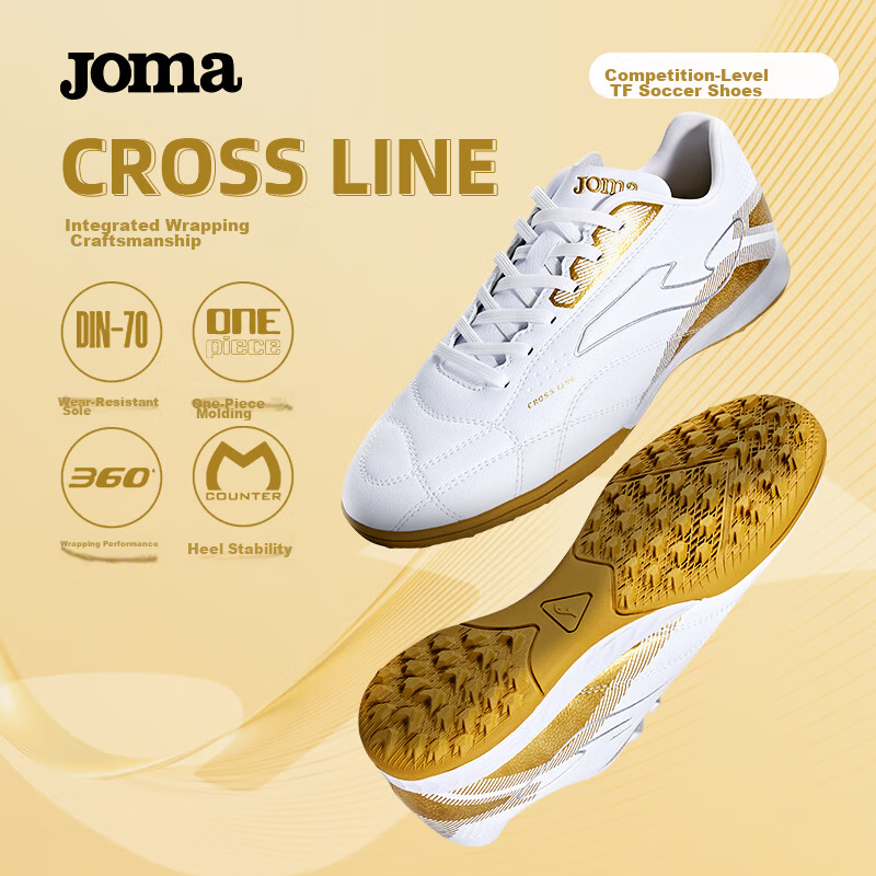 JOMA Men's TF Soccer Shoes Blue Size 45 Non-Slip Wear-Resistant Breathable Professional Match Training Football Cleats