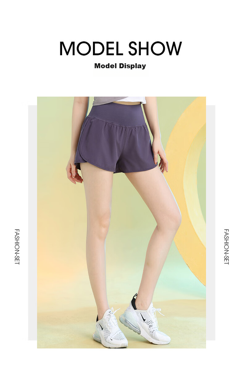 Baisirun Summer Sports Running Shorts for Women with Back Pocket for Phone Quick-Dry Training Straight Fitness Yoga Pants 6