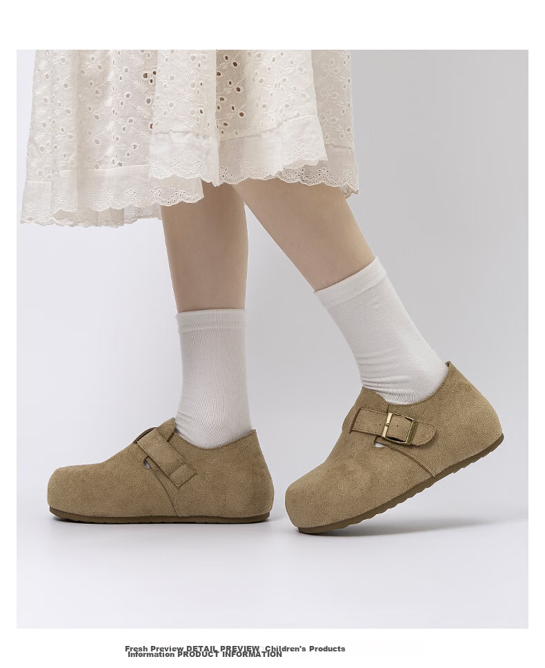Global Platform Birkenstock Women's Shoes 2026 New Summer Retro Casual Slip-On Half Slippers Lazy One-Step Shoes for Women 11