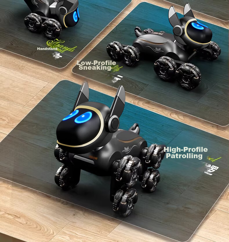 SODEEP Robot Dog Children's Toy for Boys Aged 3-6 Birthday Gift Intelligent Programming AI Robot Remote Control Car 11