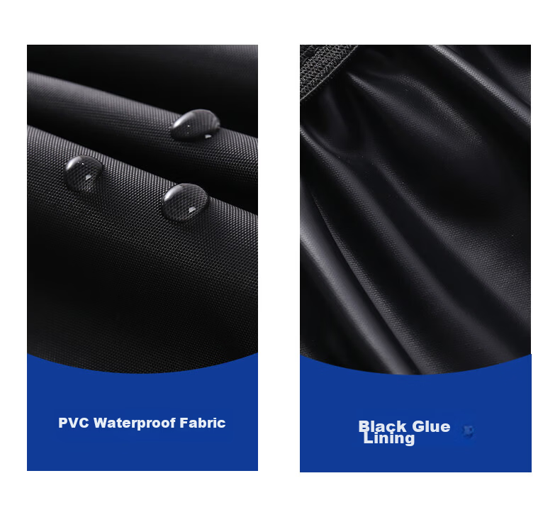 Zhaoshen Rain Shoe Covers, Thickened Waterproof Shoe Covers, Rainproof Shoe Covers, Thickened Non-Slip Wear-Resistant Adult High-Top Boot Covers, Black L Size (40-42 Size) [Shipped from Beijing Warehouse] 4