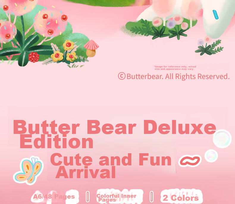 Deli [Children's Day Gift] Guardian Sweetheart Badge Hardcover Notebook Student Planner Journal TX208 Random Color 3