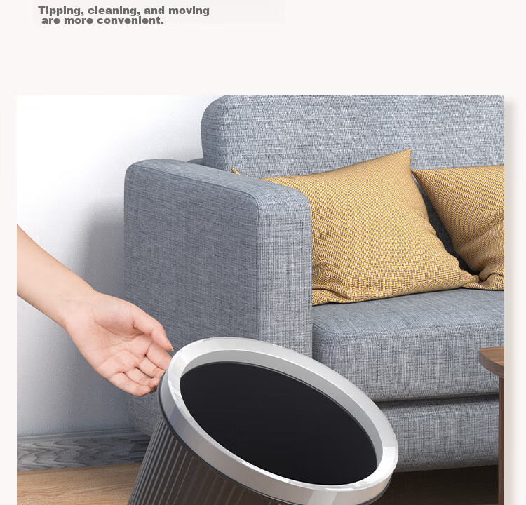Bendi Metal Mesh Trash Can, 9L, Set of Three, Lidless, Large Size, Office Garbage Bin, Living Room Wire Mesh Wastebasket 9