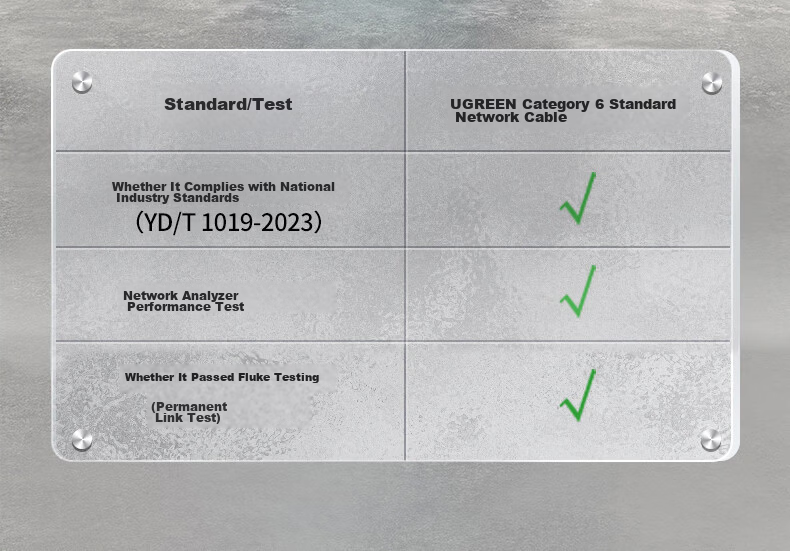 UGREEN CAT6A Double-Shielded Network Cable [0.58±0.008mm Pure Copper Core] 10 Gigabit Ethernet Cable Anti-Interference Network POE Monitoring Engineering Home Wiring Box Cable 50 Meters 9