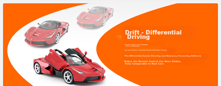Rastar Remote Control Car Model, Children's Toy Car, USB Charging Ferrari FXXK, 1:14 Scale Red 79260, New Year Gift 1