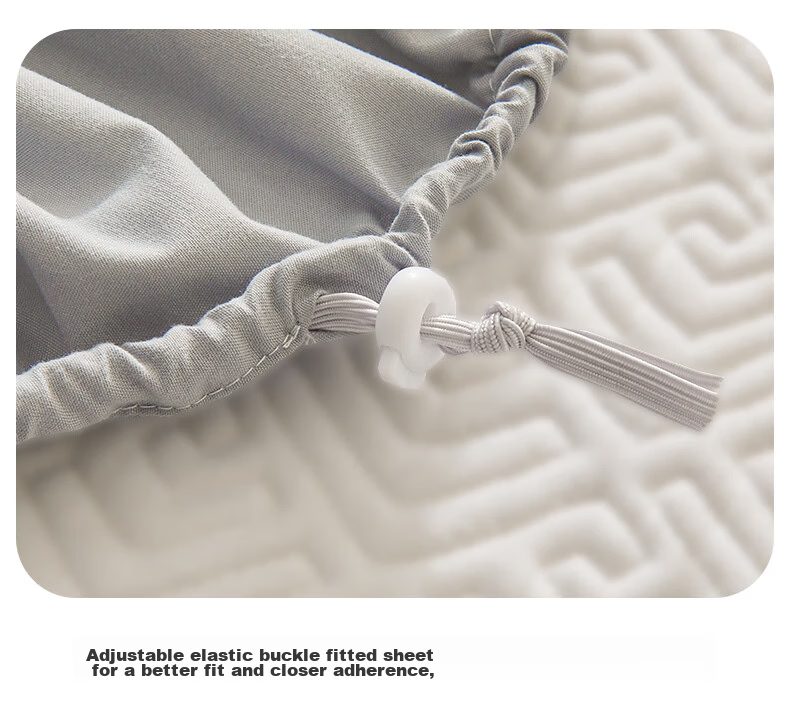 MUJI Class A Waterproof Urine-Resistant Quilted Fitted Sheet 1.5m Bed Non-Slip Thickened Mattress Protector 150x200cm 20