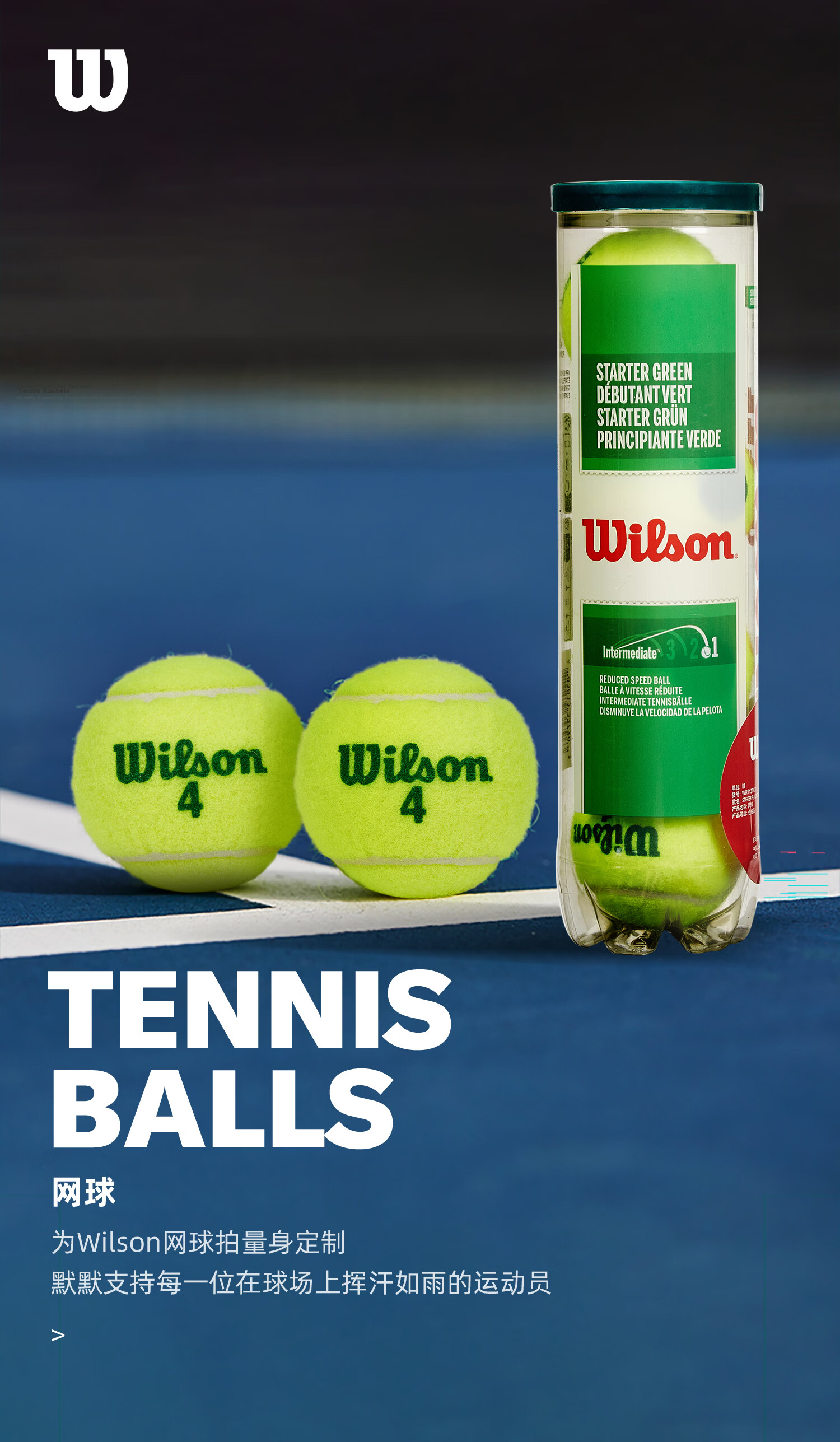 Wilson Training Tennis Balls for Children And Teenagers, STARTER PLAY BALLS WRT137400 1