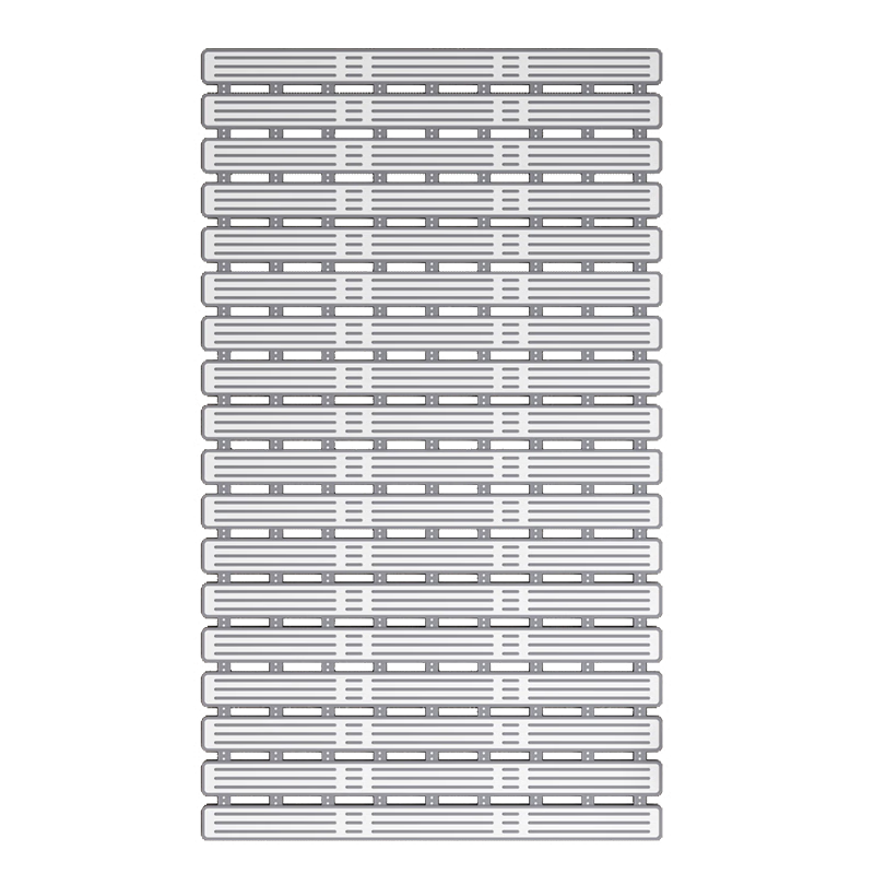Dajiang TPE Bathroom Non-Slip Mat, Toilet Shower Room Elderly Bathing Anti-Fall Floor Mat, 40x68cm