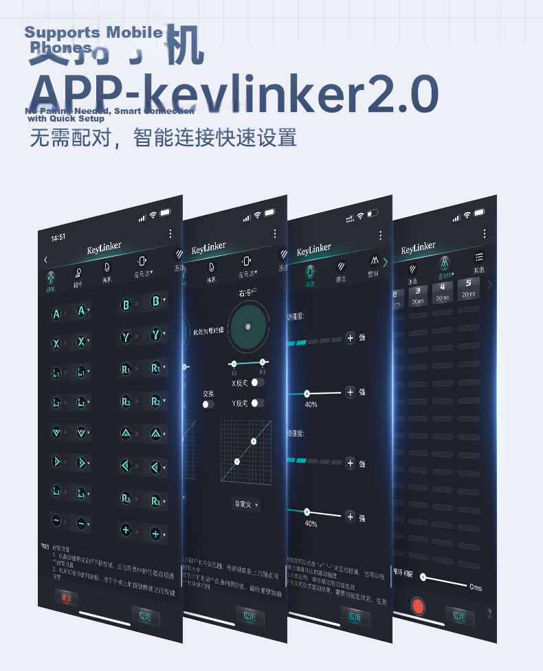 MACHENIKE G3V2 Wireless Controller, Four Hall Game Controller, Switch2 Controller, Xbox-Like Controller, Tri-Mode Connection Supports Android, Apple Phones, PC Computers, TV, Black 15