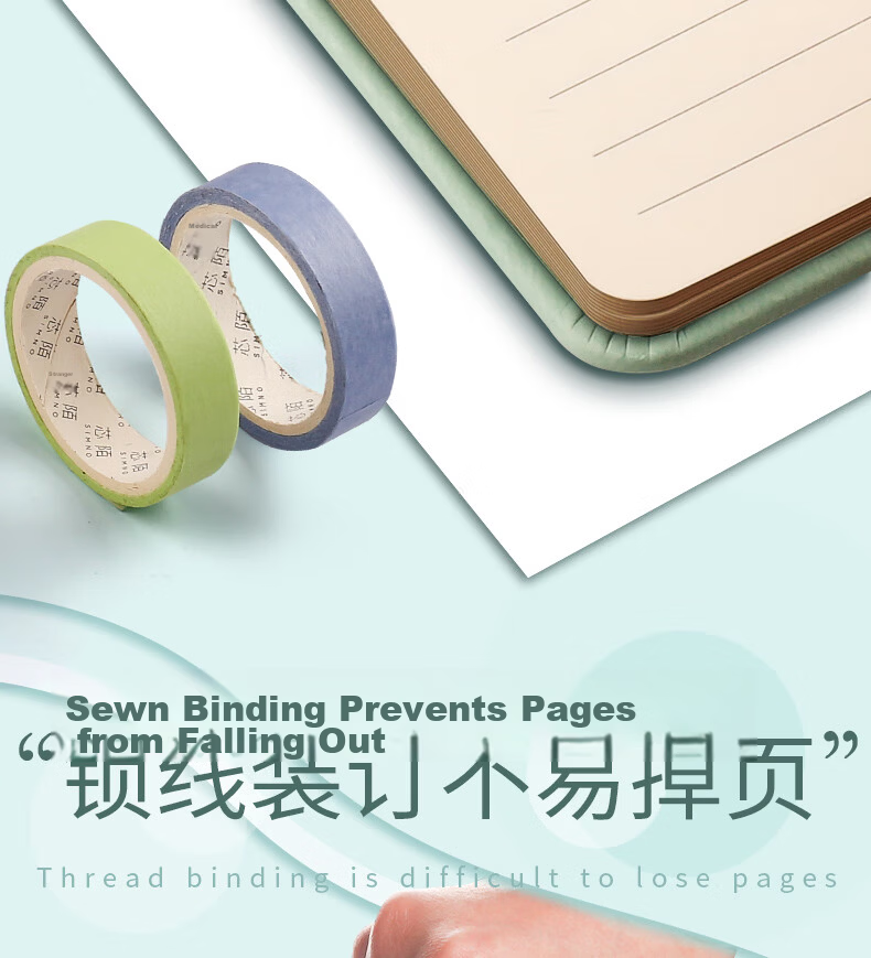 A7/100 Sheets Pocket Notebook Set of 3 Mini Portable Memo Notebooks Small Meeting Record Diary Planner Vocabulary Note Stationery 9