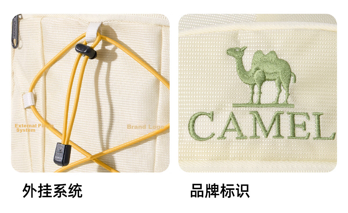 CAMEL Outdoor Lightweight Hiking Backpack Professional Trekking Travel Backpack Casual Sports Student Backpack, Wuyuzi Color 23
