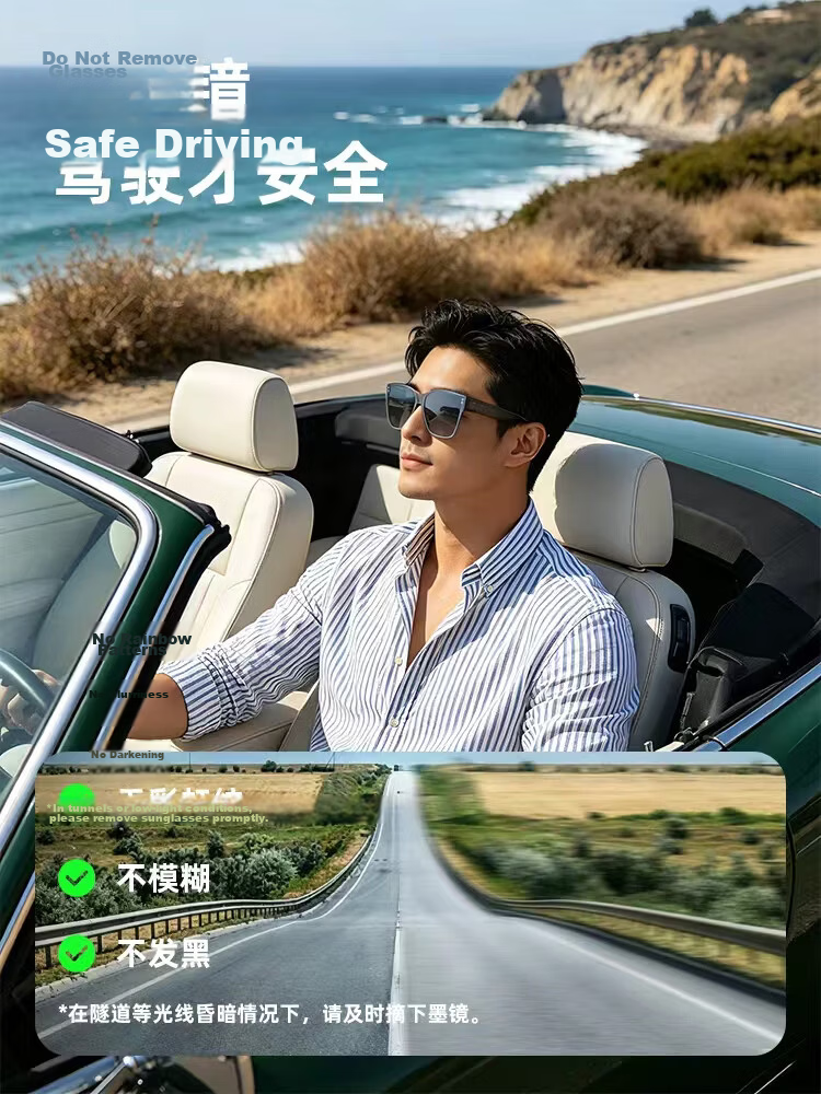 JD Original [Foldable Myopia Glasses] Portable Polarized Sunglasses, Cycling Outdoor Travel Sun Protection Goggles 9