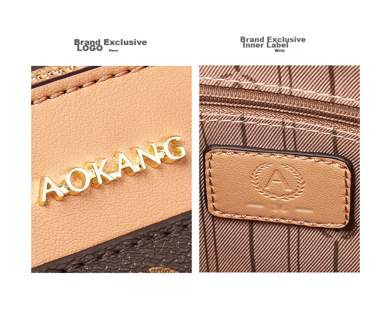 Aokang Women's Bag 2026 New Trend Large Capacity Handbag Lightweight Luxury Crossbody Shoulder Bag Birthday Gift for Mom and Wife 7