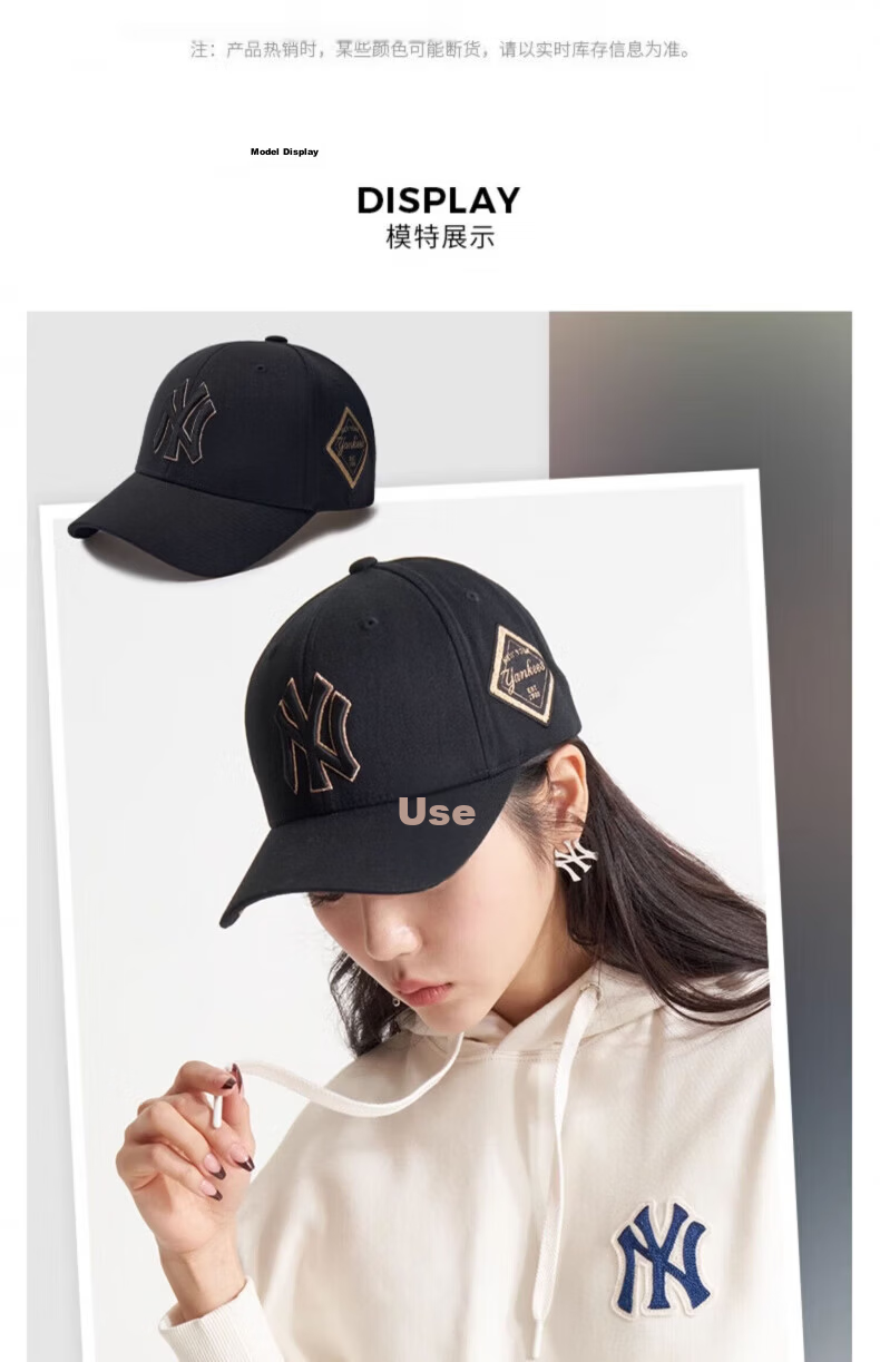 MLB Baseball Cap Unisex Hard Top Duckbill Sunshade Casual Sports Hat Gift 3ACP8501N-50GOS-F 6