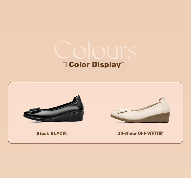 LAORENTOU Women's Leather Shoes Spring Genuine Leather Commuter Flat Soft Sole Shallow Mouth Loafers Mom Shoes LB318- Beige Size 40 4