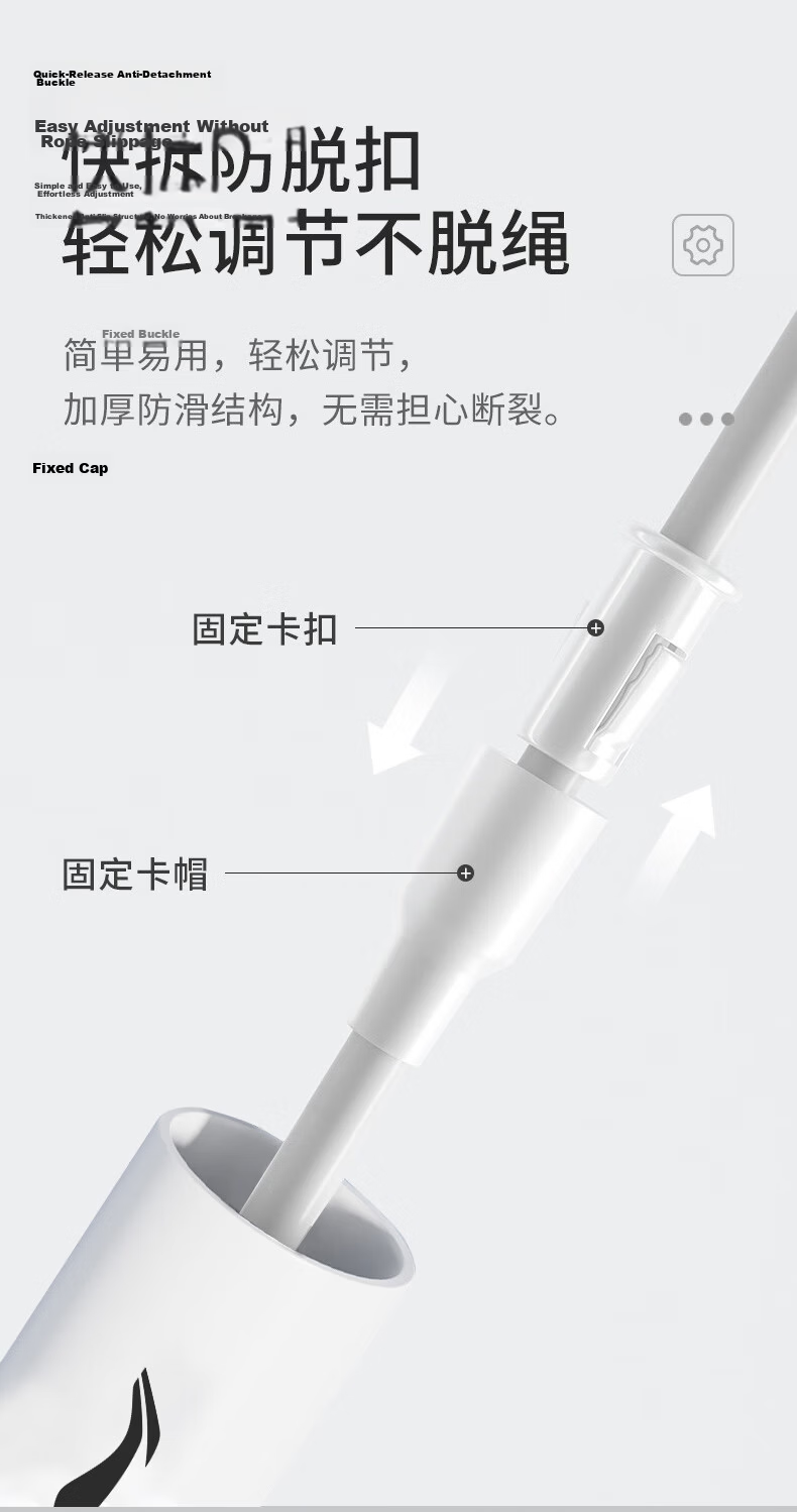 LI-NING Speed Jump Rope Adult Fat Burning Tangle-Free Student Special Middle School Sports Exam Professional Training Rope 6