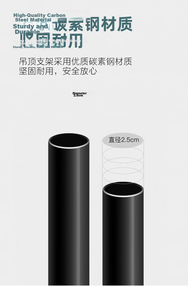 Ask Ceiling Projector Mount Bracket Compatible with XGIMI, JmGO, Dangbei, Xiaomi, Xiaoming Single-Hole Projectors 9