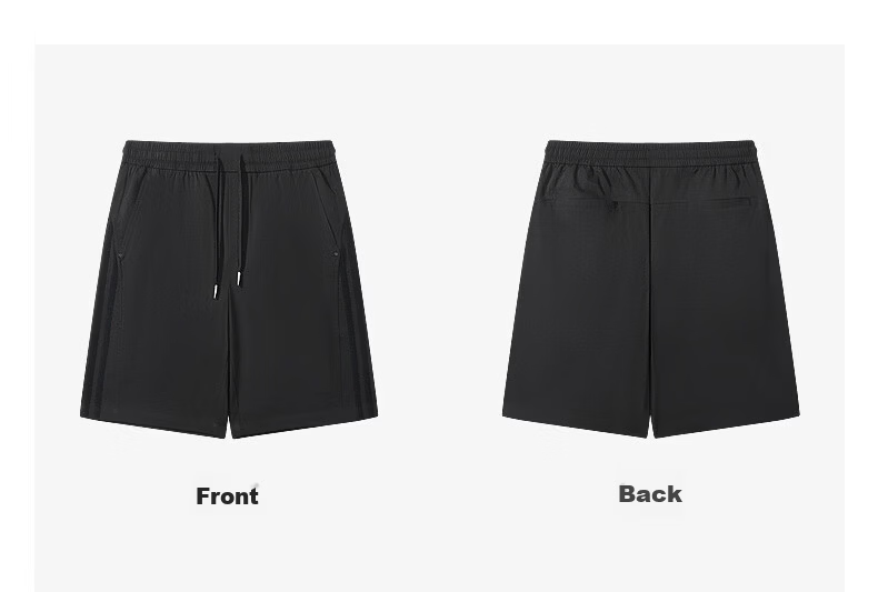 CABBEEN 3D Woven Tape Men's Shorts Side Tape Light Sporty Casual Summer 2026 Short Pants 21