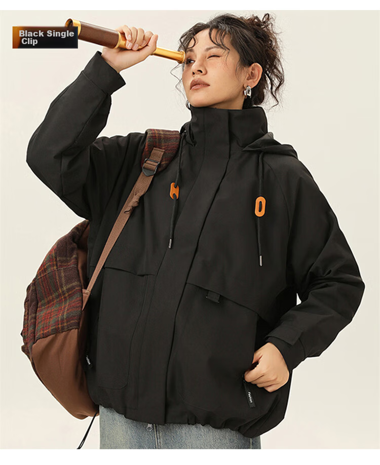 JEEP SPIRIT Unisex Windproof Outdoor Jacket Autumn Winter Couple's Jacket Men's Sunflower 3XL 19