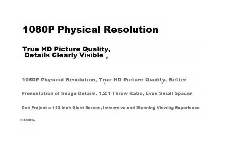 MI Redmi Projector 3 Pro, Home Projector, Smart Home Theater, High-Definition Projector, Auto Focus And Calibration, Intelligent Obstacle Avoidance, Long-Distance Voice Control 9