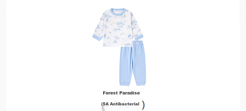 PurCotton Baby Clothes Children's Summer Outfit, Boys And Girls Separate Short-Sleeve Set, for Ages 1-3, Sweat-Absorbing Toddler Clothing 27