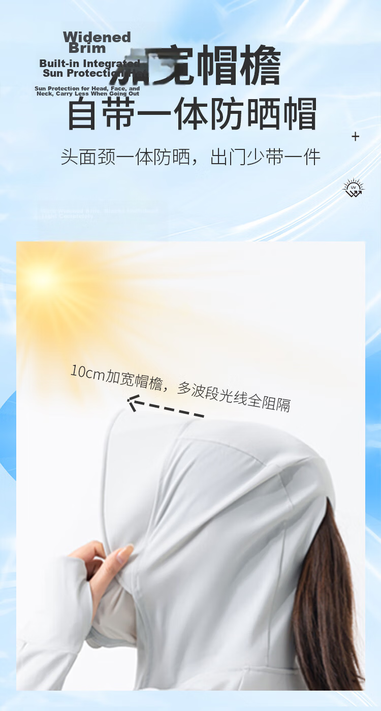 Freedom Style Women's Sunscreen Jacket 2026 New Summer Mid-Length Lightweight UV Protection Slim Fit Original Yarn Sports Skin Jacket 12