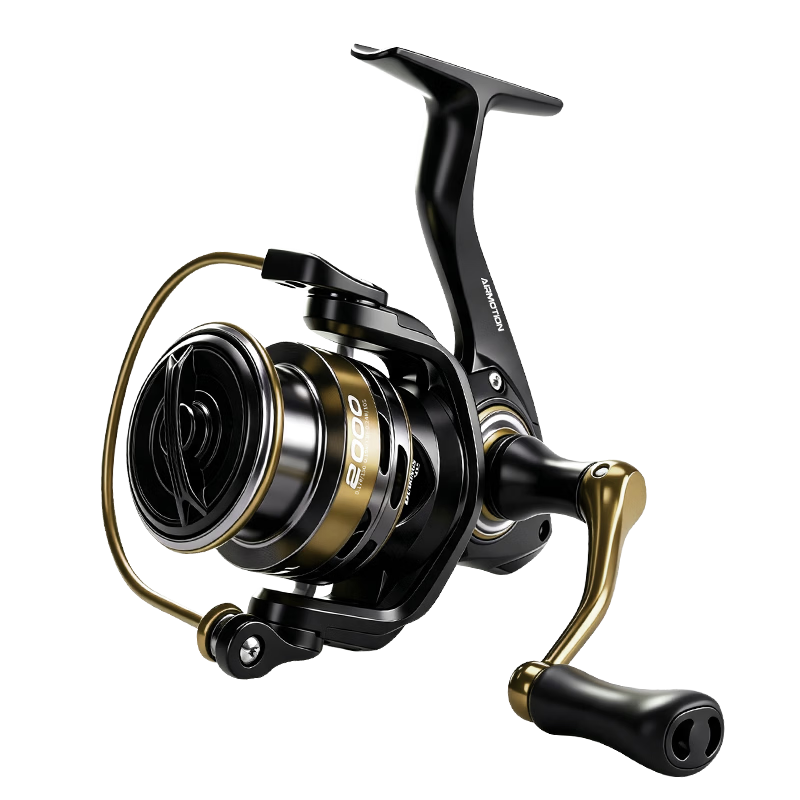 HISTAR 3000 Series K-Red Full Metal Spinning Reel for Long-Distance Lure Casting with Metal Arm