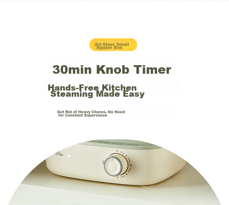 Bear Egg Cooker Steamer Automatic Power-Off Breakfast Steamer Timer Reservation Small Single-Use Non-Coated Stainless Steel Light Food Machine ZDQ-F12G3 11