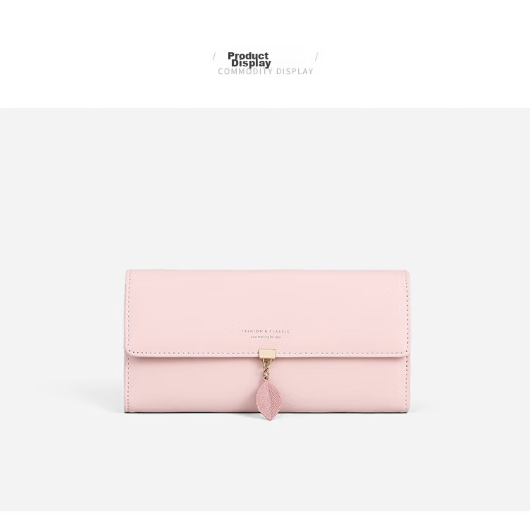Viney Leather Women's Wallet, Large Capacity Clutch, Long Handbag for Students, Multi-Card Slots, Coin Purse, High-End Light Luxury Wallet, Leather Purse 8