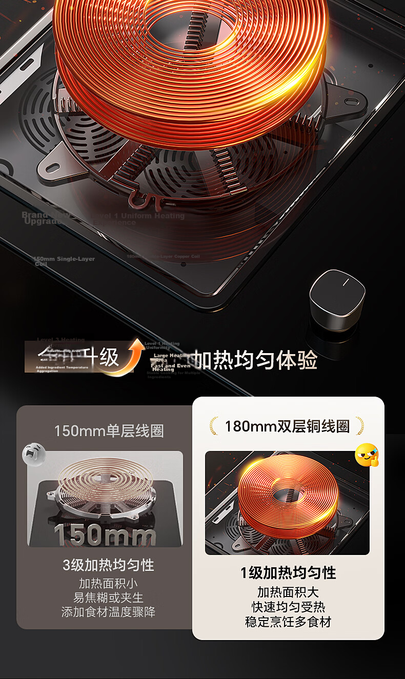 Royalstar Extraordinary Series Dual Fuel Gas Stove Built-in Double Burner Natural Gas One Gas One Electric Integrated Stove 70% Thermal Efficiency JZDT-30B1 Right 10