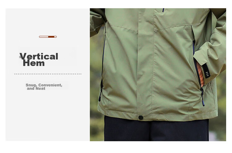 JEEP SPIRIT Men's Jacket, Spring And Autumn Korean Style Workwear Three-In Fleece Windbreaker, Army Green - 4XL 10