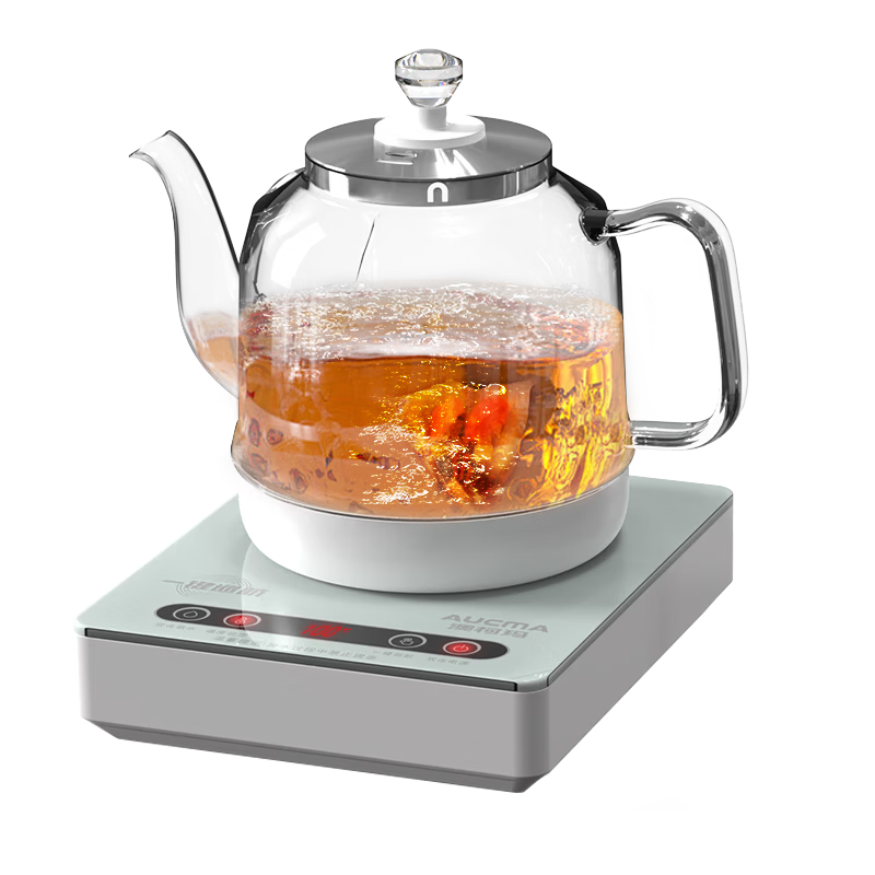 AUCMA 316 Stainless Steel Spring Automatic Water Supply Electric Kettle 0.8L Small Capacity Constant Temperature Water Boiler Pump Tea Stove Set F6