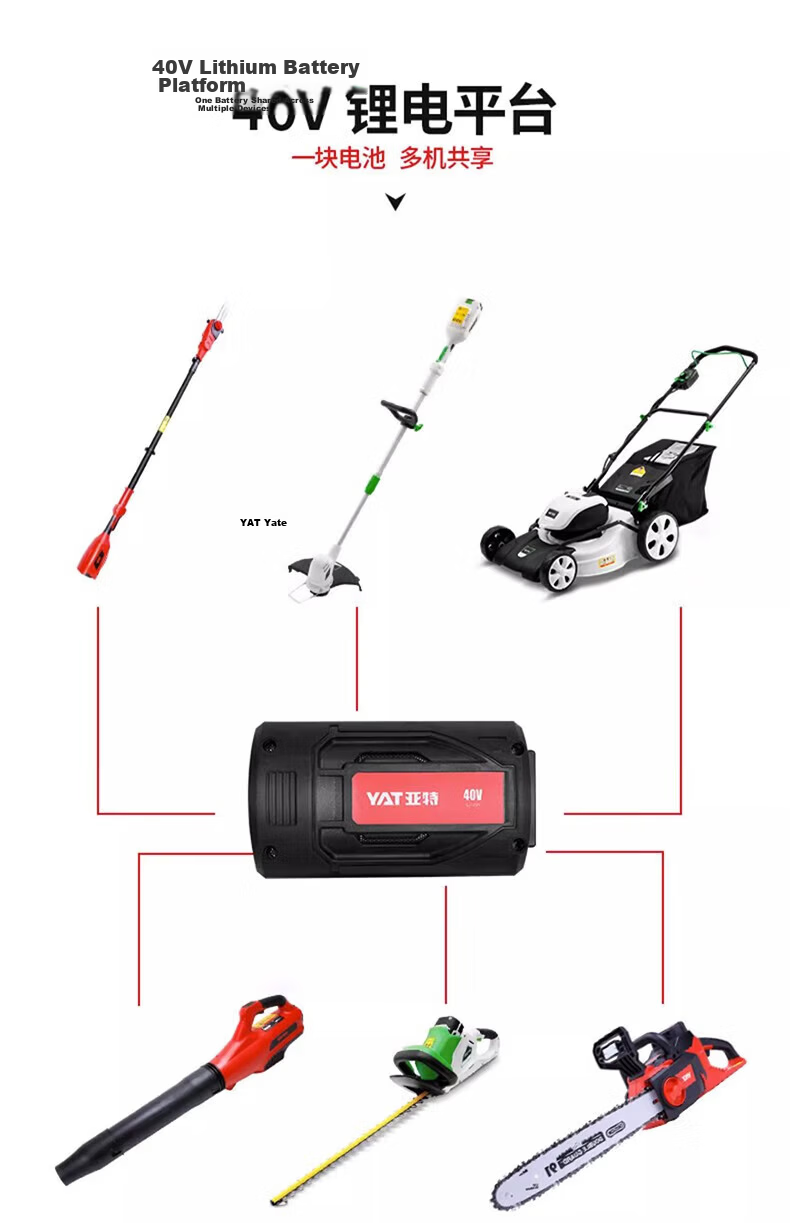 YAT 40V Lithium Battery 4.0Ah for 40V Lithium Platform Chainsaw Drill Power Tools 3