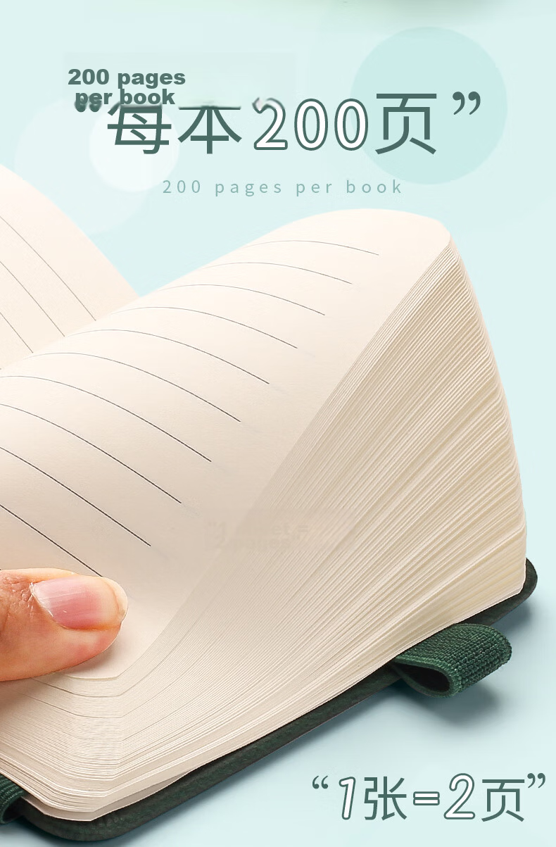 A7/100 Sheets Pocket Notebook Set of 3 Mini Portable Memo Notebooks Small Meeting Record Diary Planner Vocabulary Note Stationery 5