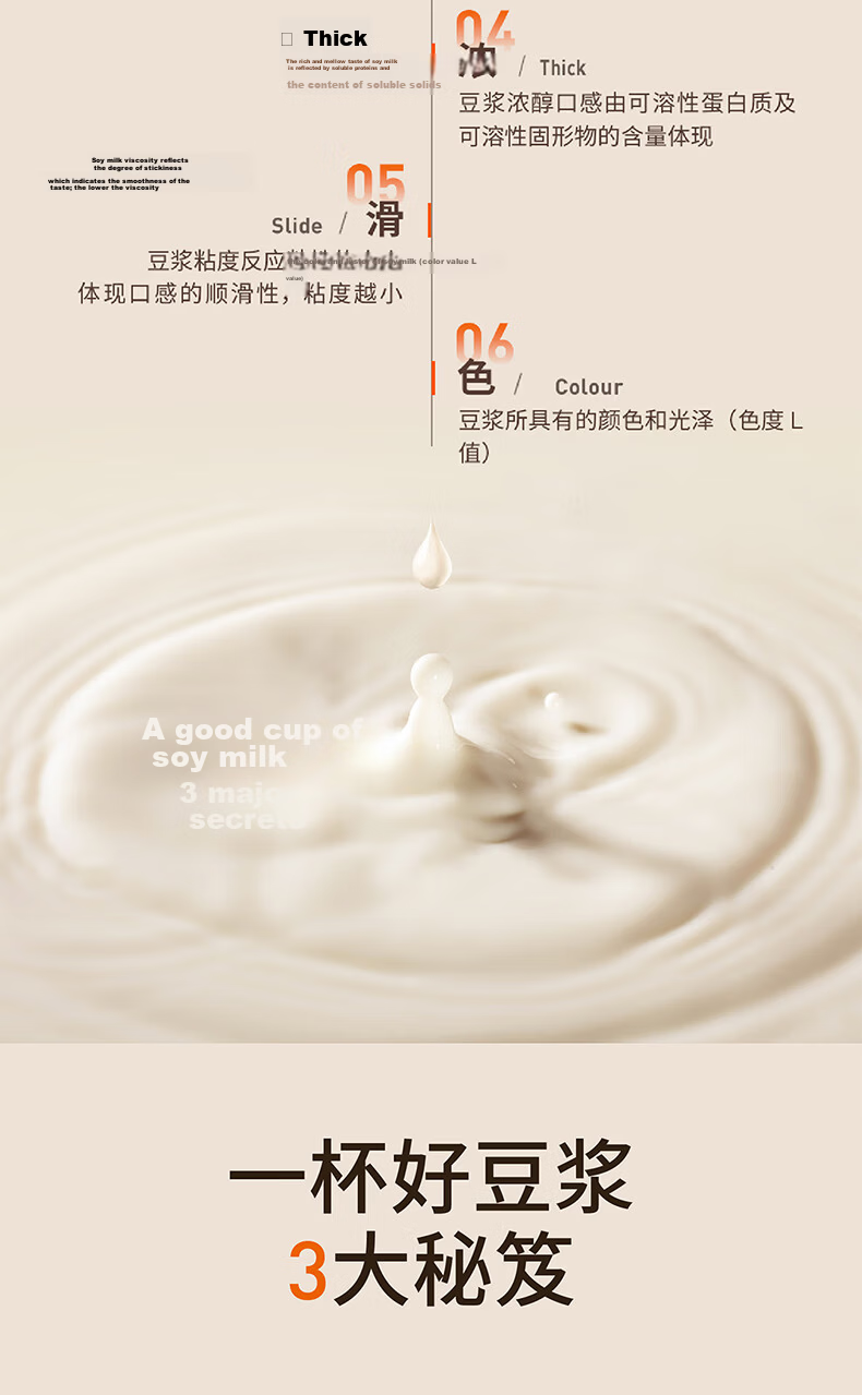 Joyoung Soy Milk Maker, 1.3-1.6L, High-Speed Grinding, Filter-Free, Dual Temperature Pre-Set, Automatic Home Juicer And Food Processor, D2575 4