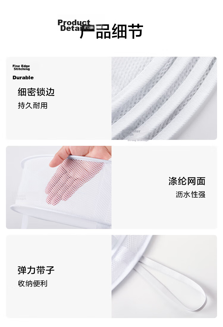 JD Original Square Laundry Bags, Clothes Cleaning Bags, Laundry Mesh Protective Bags, 2-Piece Set 11