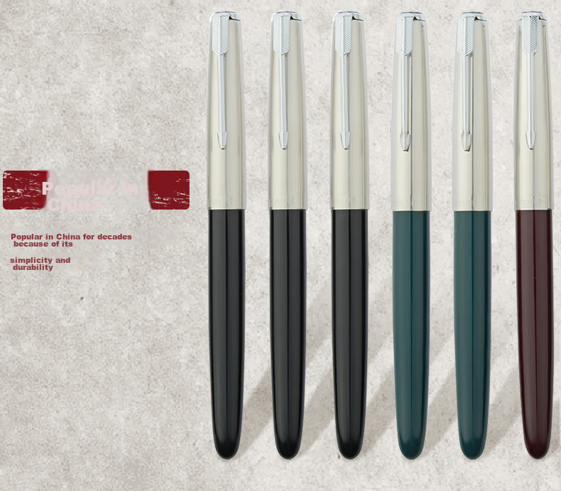 HERO Back-to-School Essential 616 Small Vintage Student Calligraphy Iridium Fountain Pen Ink Pen Set of 6 4